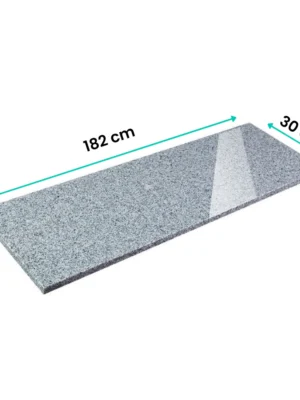 Parapet granitowy szary polerowany G603 182x30x2 cm