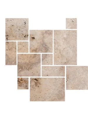 Trawertyn  Antyczny Rustic Classic Mix Roman Opus 1kpl= 0,742m2 | Komplet Rzymski