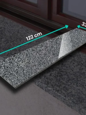 Stopnica / Parapet granitowy grafitowy polerowany G654 NEW 122x33x2 cm