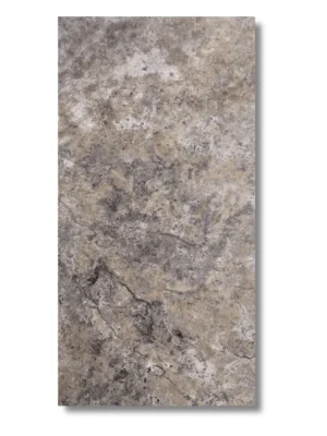 Trawertyn Ash Argent Antykowany Bębnowany 40,6x61x3 cm