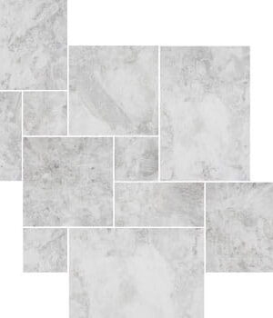 Płytka marmurowa 12 mm Carrara Royal Satynowa Matowa Modularna 1kpl=0,742m2 | Komplet Rzymski