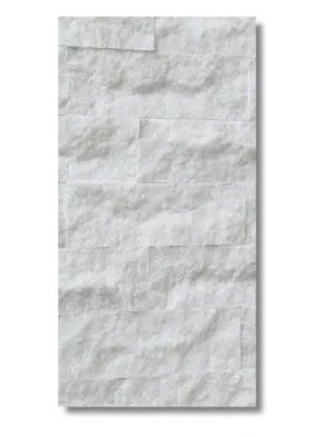 Kamień dekoracyjny marmurowy Pure White Brick 7x30