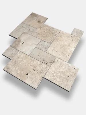 Trawertyn Blend Mix Bębnowany French Pattern 12mm 1kpl= 0,742m2 | Komplet Rzymski