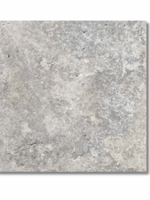 Trawertyn Silver Greige Niewypełniony Szlif Bębnowany 20,3x20,3x1,2 cm