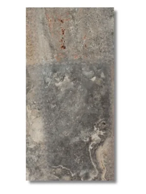 Trawertyn Ash Argent 3cm antykowany 15,3x30,5x3 taras ogród basen