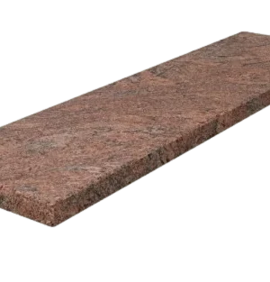 Stopnica granitowa polerowana Multicolor Red 120x33x2 cm