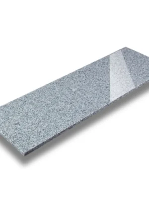 Parapet Stopnica granitowa szara polerowana z piaskowanym pasem G603 New 131x32x2 cm