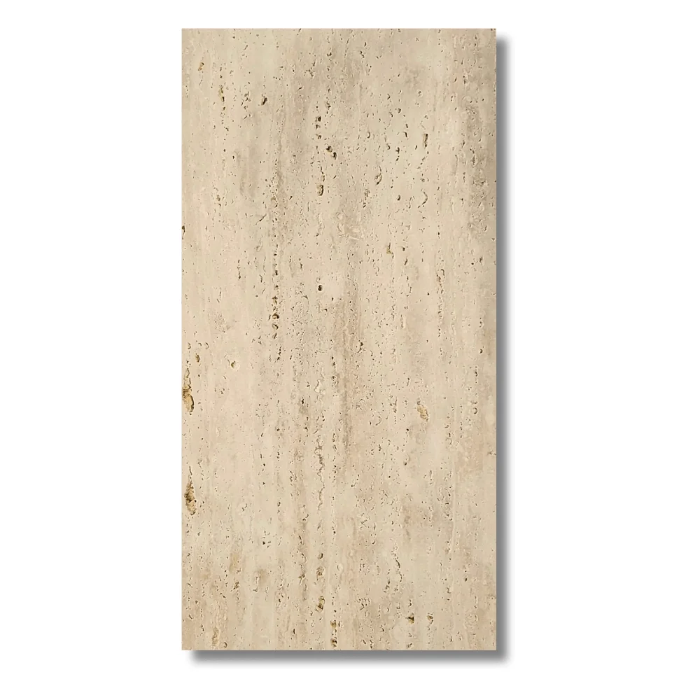 Trawertyn Bianco Classic Vein Cut Brushed 61x30,5x1,2 cm - obrazek 6