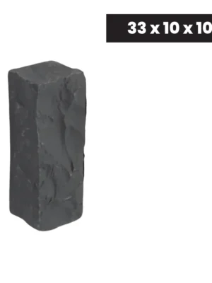 Ogrodowa Palisada Łupana G690 Bazalt Black 33x10x10 cm