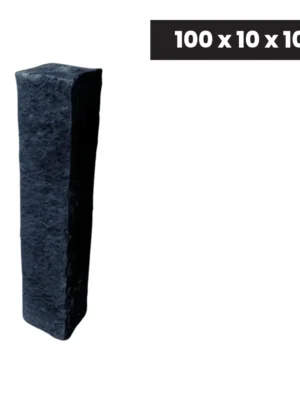 Palisada łupana | Obrzeże Wapienne Kadappa Black Limestone 100x10x10 cm