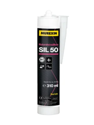 SIL 50 - Silikon do kamienia 310 ml Szary