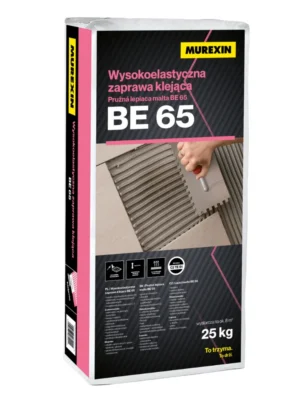 BE 65 - Wysokoelastyczna zaprawa klejąca 25 kg