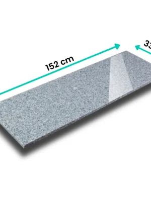 Stopnica / Parapet granitowy szary polerowany G603 New 152x33x2 cm