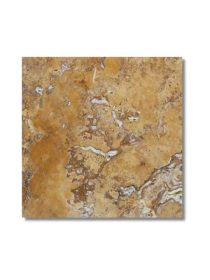 Trawertyn Yellow Szlifowany Niewypełniony Modern Tumbled 20,3x20,3x1,2 cm