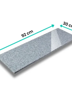 Stopnica / Parapet granitowy szary polerowany G603 92x30x2 cm