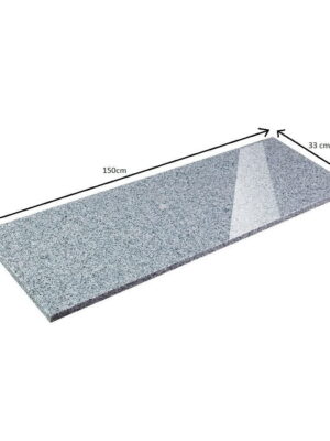 Parapet / Stopnica granitowa szara polerowana G603 150x33x3