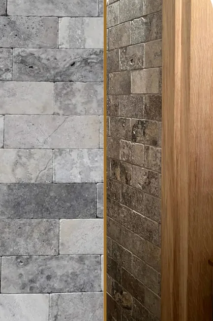 Kamień dekoracyjny trawertyn Ash Silver 10x30,5
