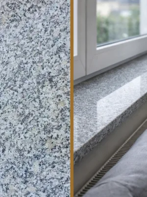 Parapet granitowy szary polerowany G603 182x30x2 cm