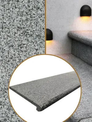Schodek Granitowy G654 New Dark grey 135x35x2 stopnica Bullnose