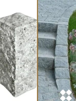 Ogrodowa Palisada Granitowa G603 33x10x10 cm