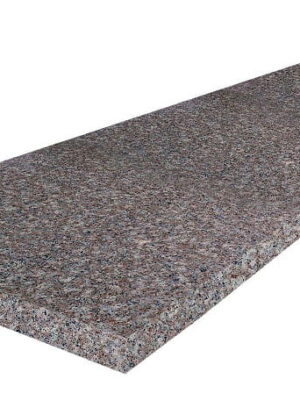 Stopnica granitowa płomieniowana Królewski Brąz G664 150x33x2 cm