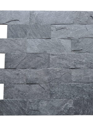 Kamień elewacyjny-dekoracyjny kwarcytowy Silver Grey Brick 10x30