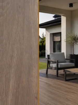 Gres tarasowy 20mm drewnopodobny Monreal Brown 120x40x2 cm
