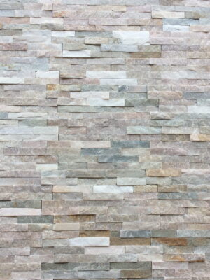 Kamień elewacyjny-dekoracyjny kwarcytowy Stackstone Beige Slate beżowo szary 10x36