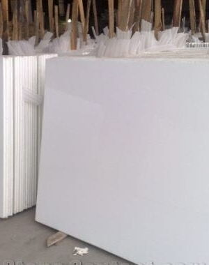 Konglomerat Marmurowy Polare  Snow White Slab 320x160x3 cm polerowany