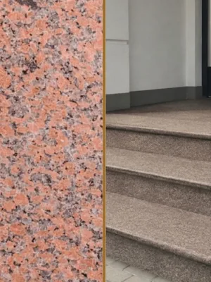 Schodek Granitowy płomieniowany G562 New 100x35x2 stopnica Bullnose | Obrzeże basenowe