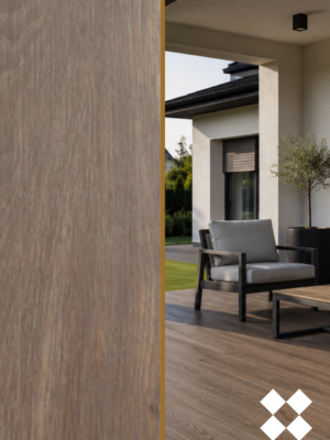 Gres tarasowy 20mm drewnopodobny Monreal Brown 120x40x2 cm