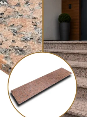 Parapet Stopnica granitowa Maple Red płomieniowana G562 150x33x2