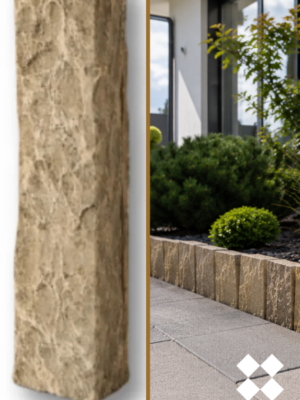 Palisada | Obrzeże Wapienne Tandur Yellow Limestone 100x20x5