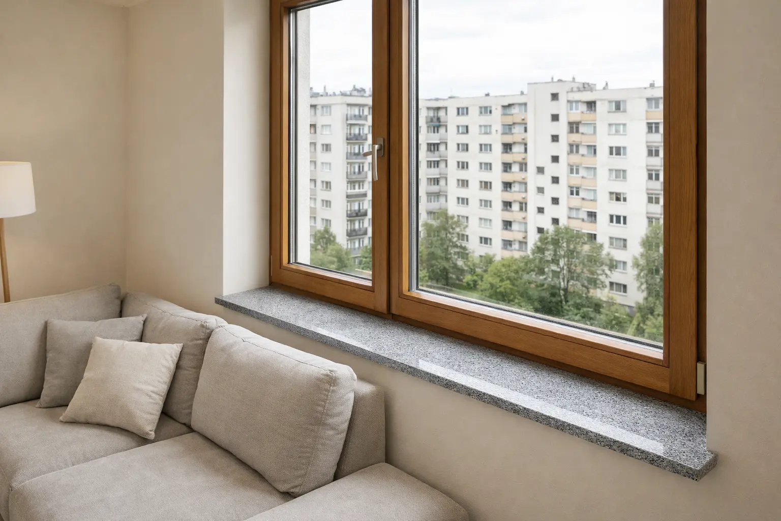 Parapet granitowy szary polerowany G603 182x30x2 cm - obrazek 4