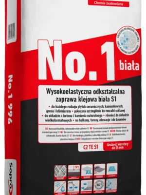 Sopro No.1 996 | Biały klej wysokoelastyczny S1 | 22,5 Kg Sopro