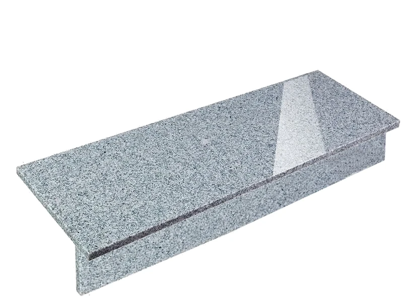 Zestaw Stopnica - Stopień + Podstopień Granitowy G603 150x33x2 / 150x15x2 Polerowany