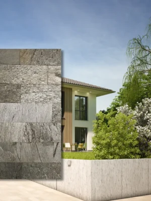 Kamień elewacyjny-dekoracyjny  kwarcytowy Silver Shine Brick 10x30