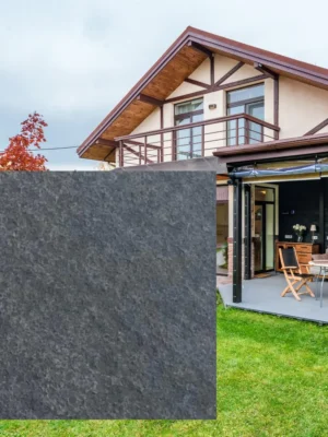 Płytka bazaltowa płomieniowana Bazalt Black G690 60x60x2 cm