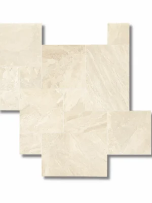 Płytka marmurowa 12 mm Diana Royal Bębnowana kpl=0,743m2  | Komplet Rzymski