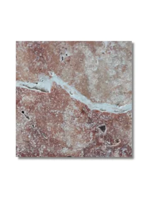 Trawertyn dekoracyjny Pink Old Tumbled 10×10×1 cm