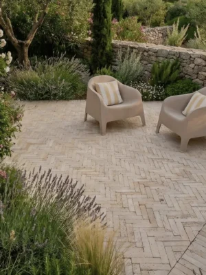 Trawertyn Light Bębnowany 5x5x20 cm