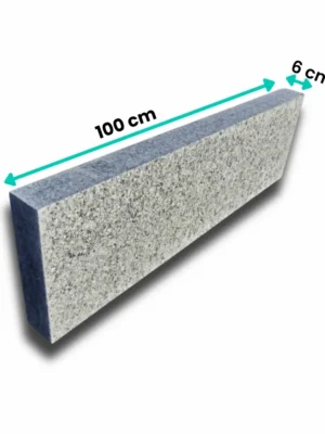 Obrzeże granitowe G602 6x20x100 cm góra płomieniowana (opornik)