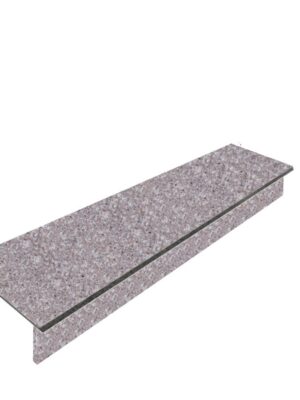 Zestaw Stopnica - Stopień + Podstopień Granitowy G664 150x33x2 / 150x15x2 Płomieniowany
