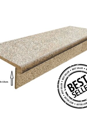 Zestaw Stopnica - Stopień + Podstopień Granitowy G682 100x35x2 / 100x15x2