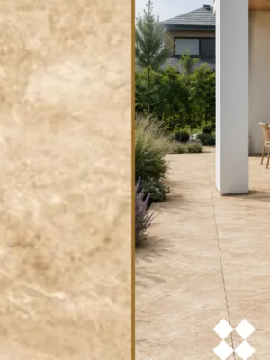 Płyta tarasowa City Quartz Beige Mega 60x60x2 cm
