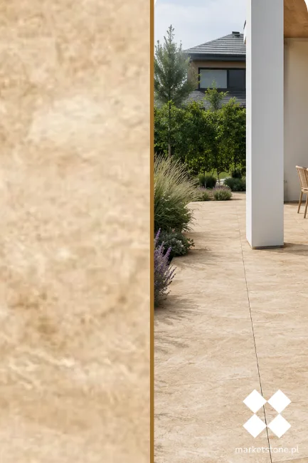 Płyta tarasowa City Quartz Beige Mega 60x60x2 cm