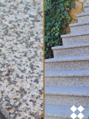 Zestaw Stopnica - Stopień + Podstopień Granitowy G682 135x35x2 / 135x15x2