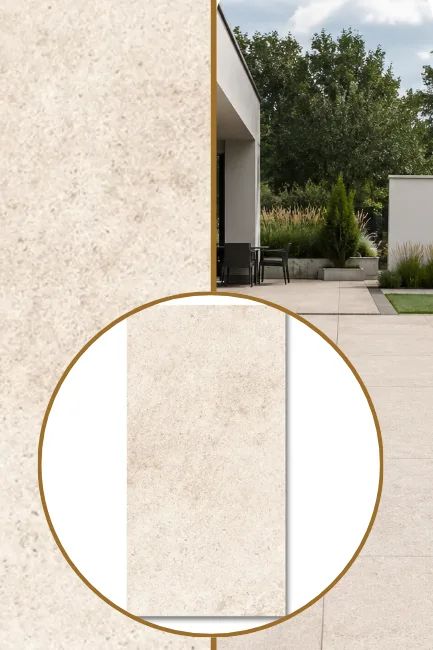 Płyta tarasowa City Quartz Deserto Crema 60x120x2 cm