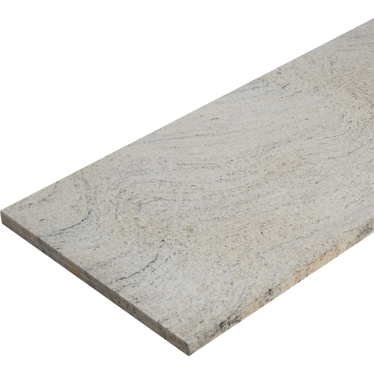 Stopień granitowy Cielo de Marfil płomieniowany 150x33x2 cm - obrazek 2