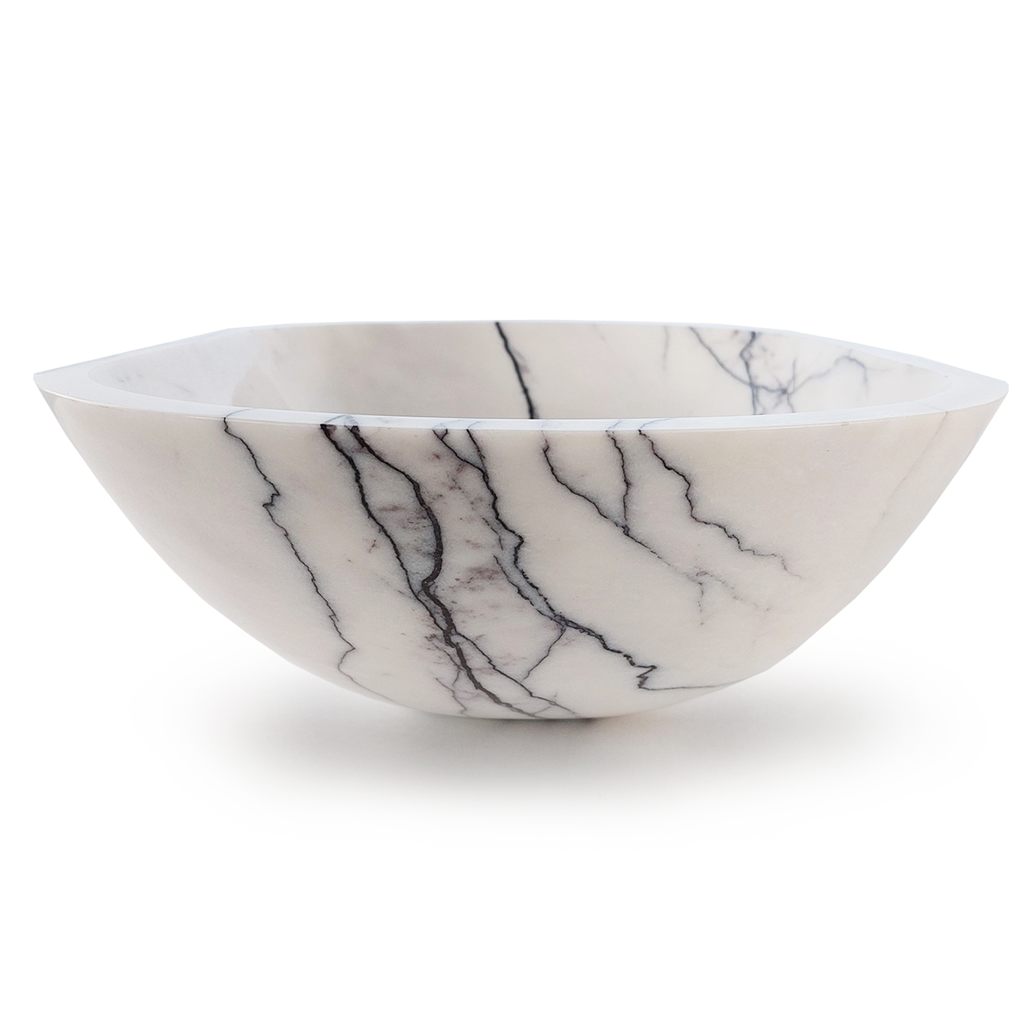Umywalka marmurowa lilac 40/57,5/14,5 cm polerowane - obrazek 5